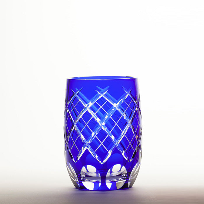 M-4543-B 重矢来文様 タンブラー ルリ – 硝子工房 彩鳳