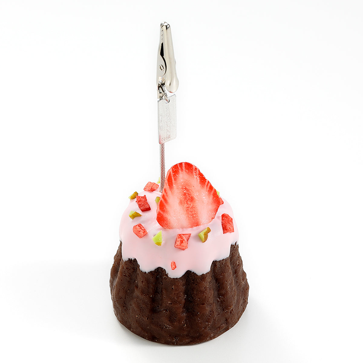 元祖食品サンプル屋｜【いちご限定】いちごカヌレクリップ