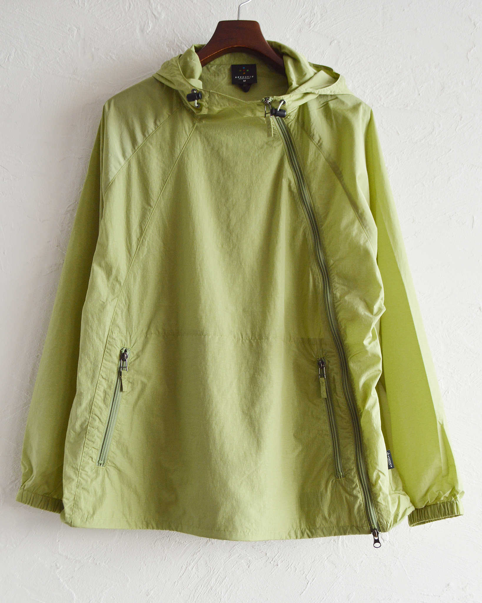 AXESQUIN アクシーズクイーン / NYLON TAFFETA BIAS ZIP JACKET