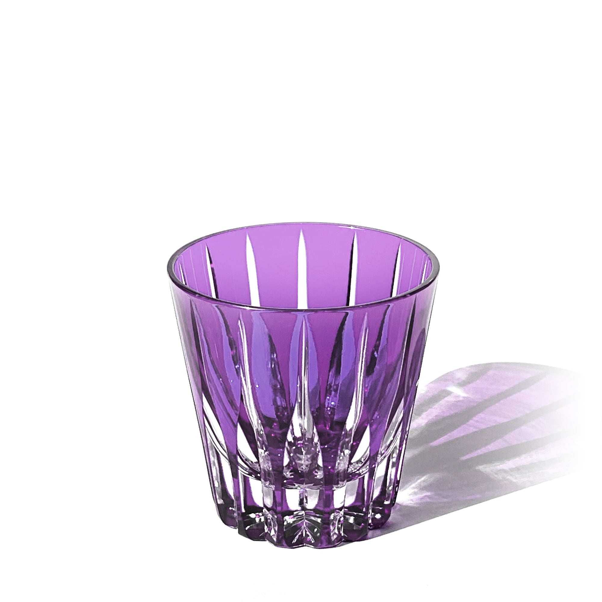 江戸切子 剣菱 クリスタル 2025イヤーズグラス 紫 ｜江戸切子グラス