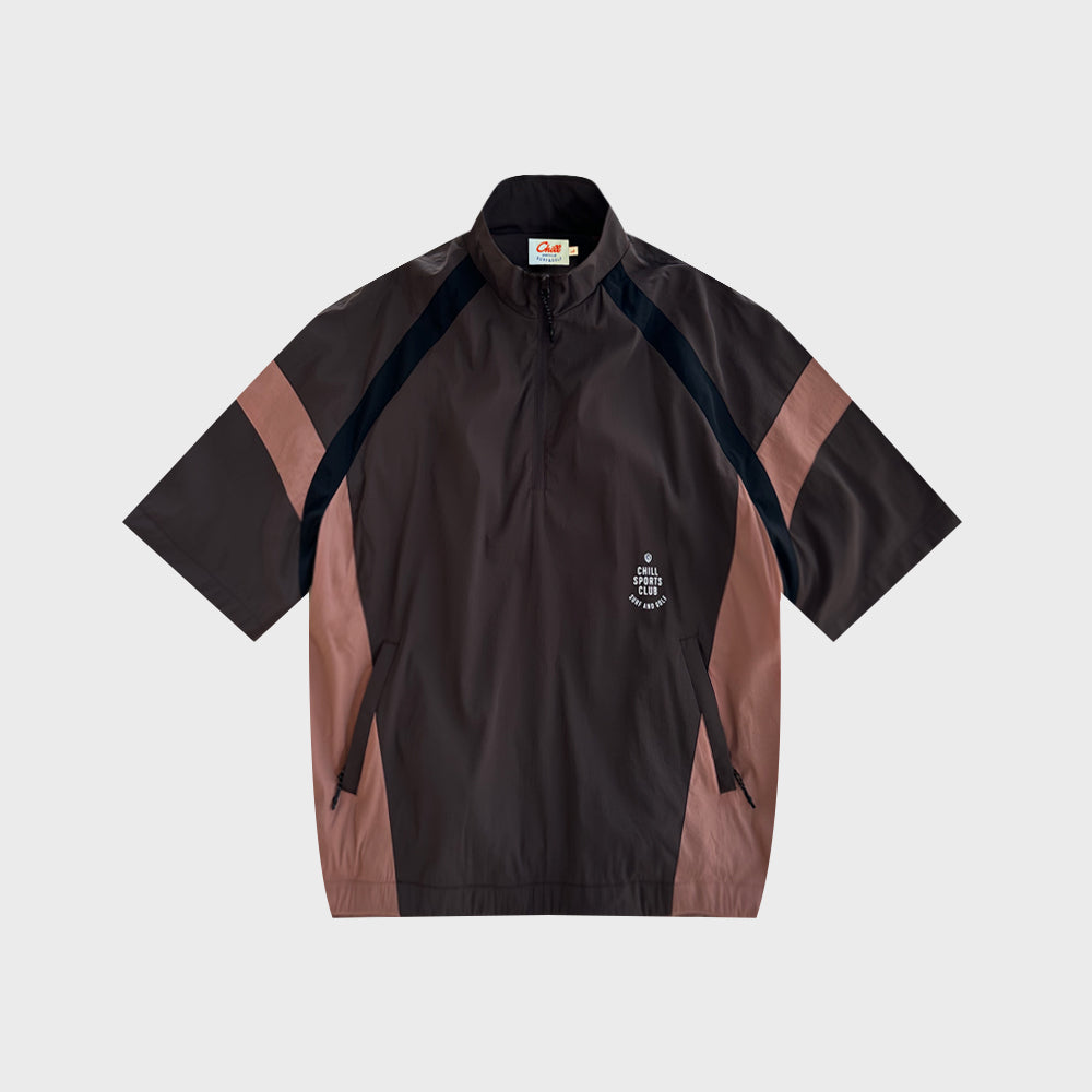 107. FR2 GOLF ハーフジップ ナイロン 半袖ブルゾン 楽天市場】ゴルフ