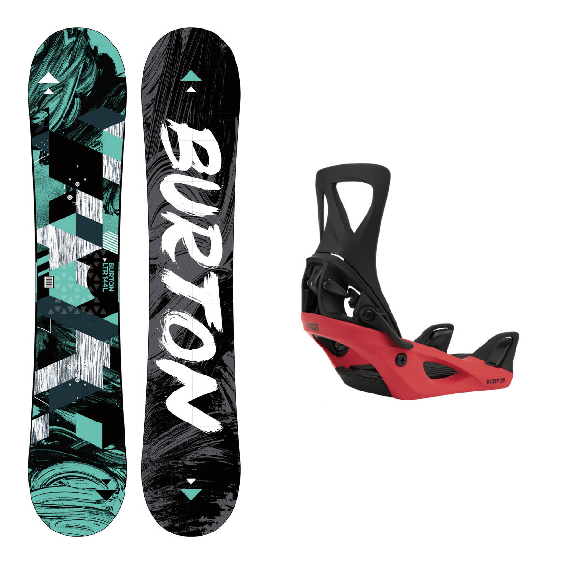 BURTON バートン LTR-L 中古 ＆ STEP ON WOMENS 中古 2-piece set