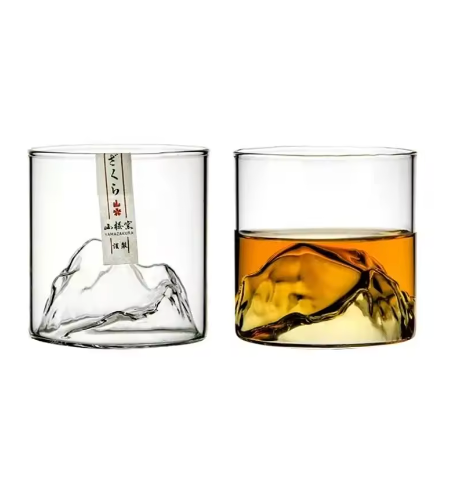 Japanese Mountain Glasses — Set of 2 – The Smoke Sip