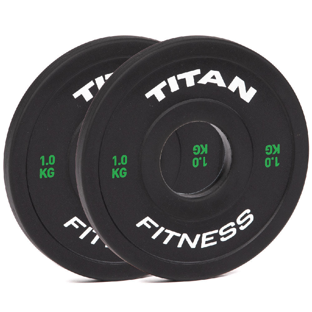 1 KG Pair Black Change Plates – Titan Fitness