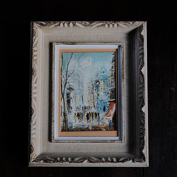 油彩画「冬のパリ」 – zakka store towi