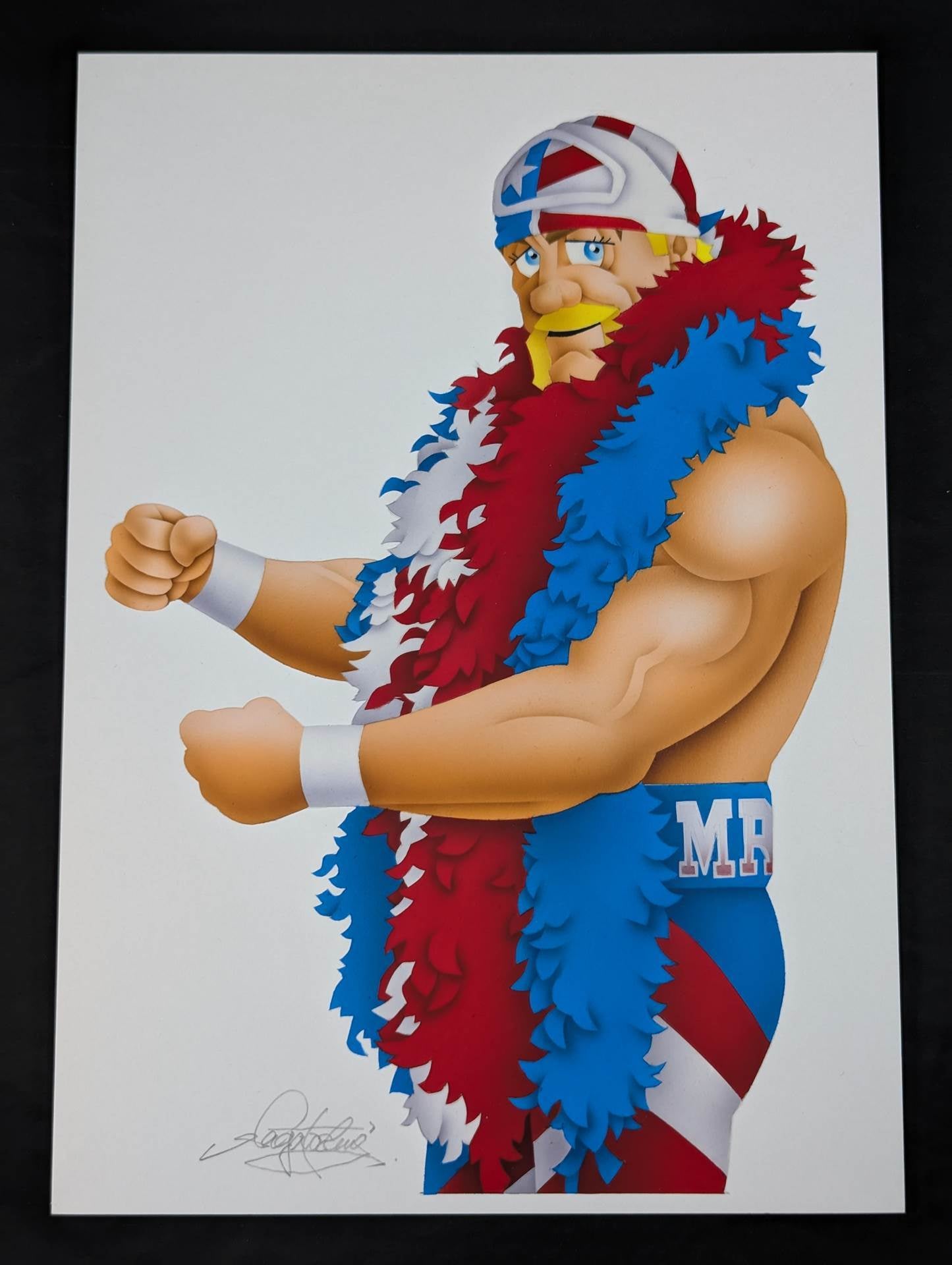 ☆坂井永年氏 原画作品☆「超人」ハルク・ホーガン – 闘道館