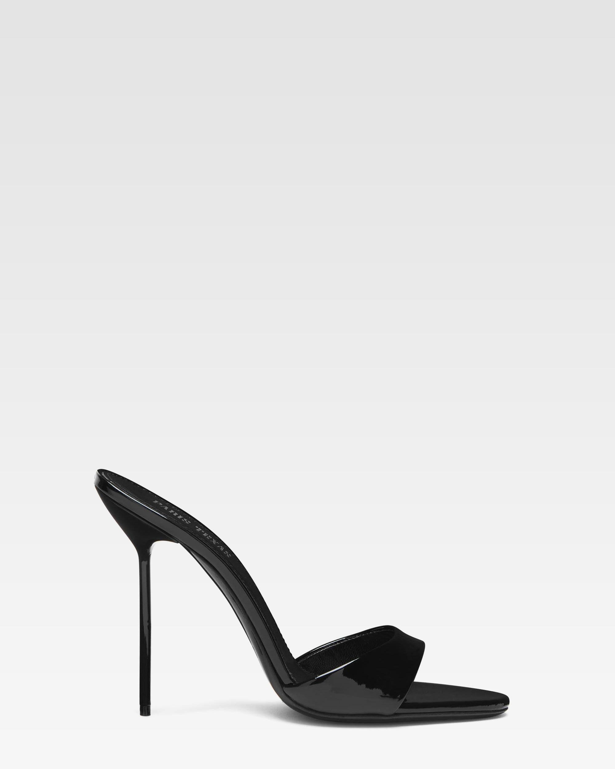 Black-patent-leather-mulePX836XVN01NERO – Paris Texas US
