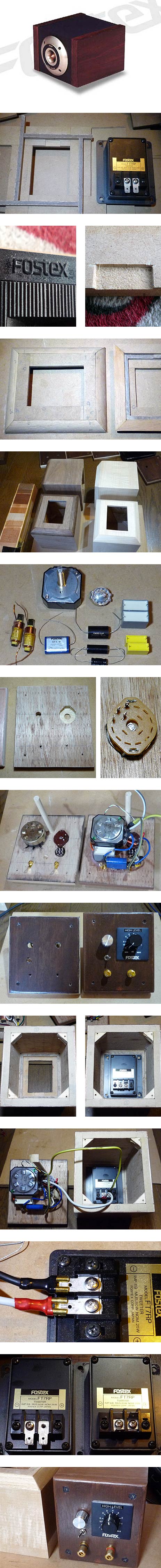 リボンツィーター搭載、スーパー自作箱(FOSTEX FT7RP)