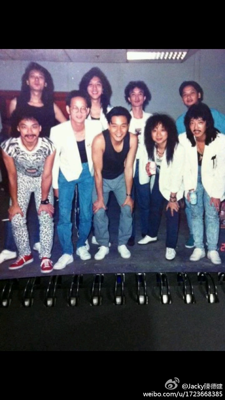 89年か90年?レスリー・チャン(張國榮)と Jacky陳德建撮影の写真