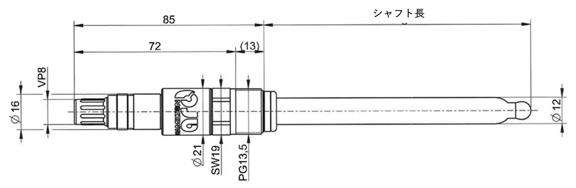 Hamilton バイオ/製薬向け高精度 pHスマートセンサー Easyferm BIO HB ARC