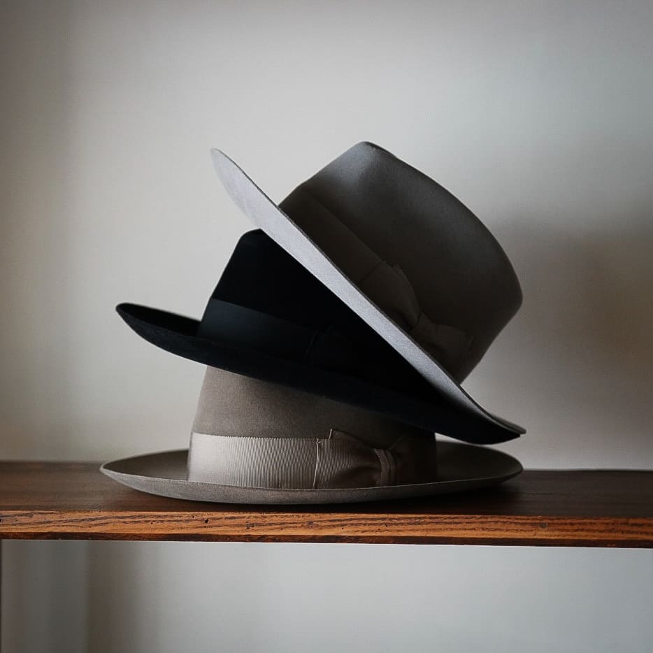 POLKAP RABBIT FUR FELT HAT】 – THE H.W.DOG&CO.