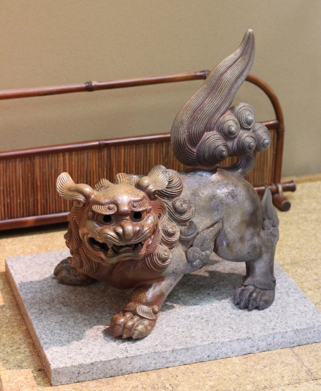 年代物の獅子がお嫁に行きました。 | 備前焼窯元 小西陶古