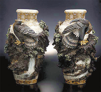 希少な眞葛焼展示 記念館で｢高浮彫展｣ | 神奈川区 | タウンニュース