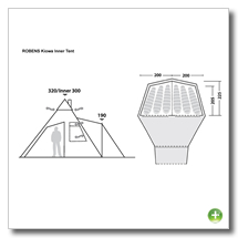 ローベンス インナーテント カイオワ / ROBENS INNER TENT KIOWA