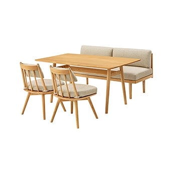 KINNA(キナ) ダイニング4点セット W1400 | ダイニングセット | unico