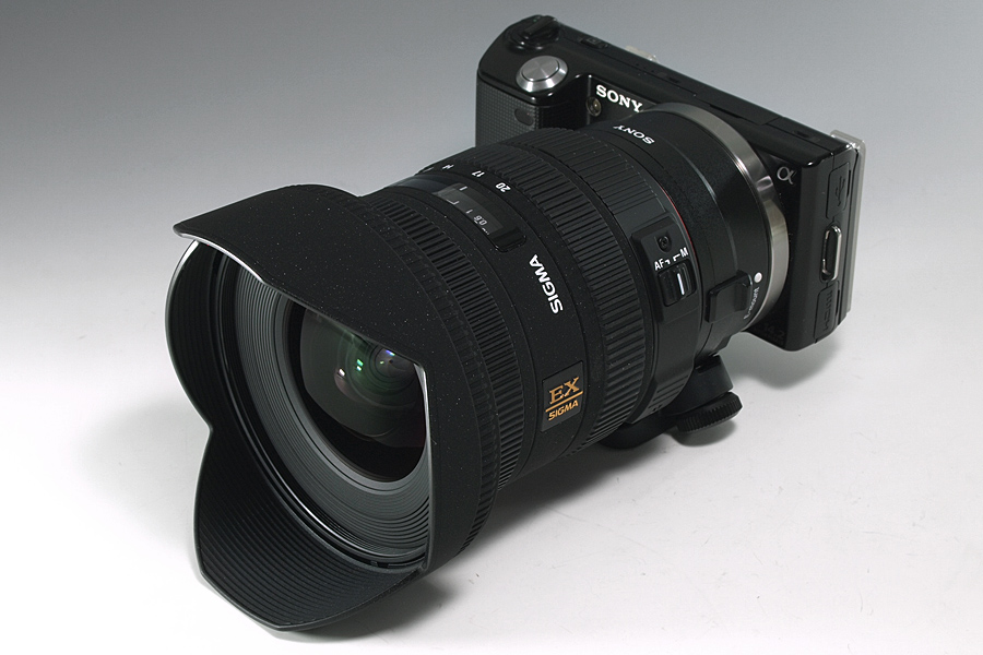 NEX-5 ＋ SIGMA 10-20mm F3.5 EX DC HSM レビュー その1（外観チェック