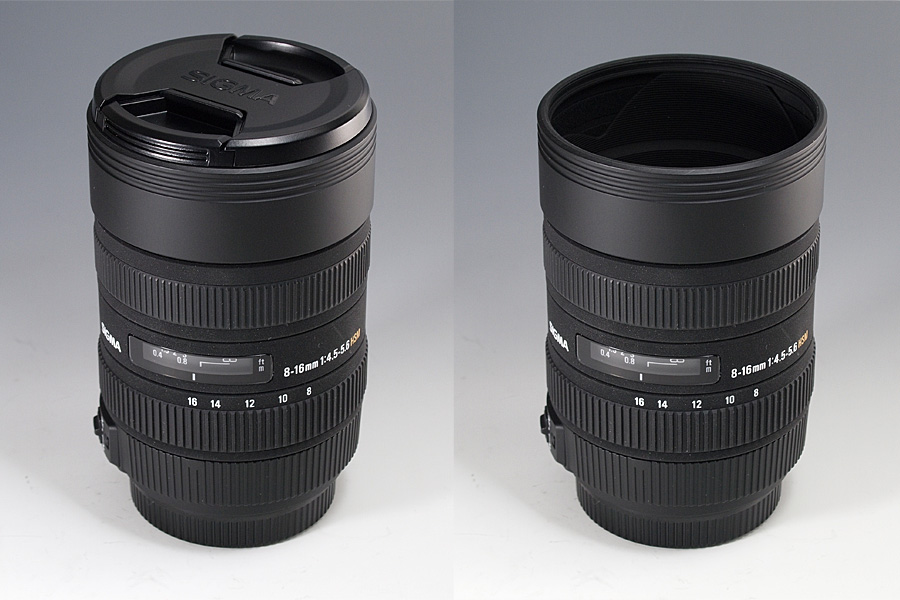 NEX-5 ＋ SIGMA 8-16mm F4.5-5.6 DC HSM レビュー その1（外観チェック