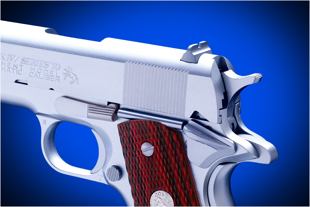 完売】WA【コルト】ガバメント MkIV シリーズ70 シルバー 【WESTERN ARMS】