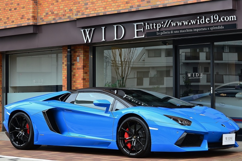 1/43 アイドロン LP700-4 ロードスター アヴェンタドール 青 1/43