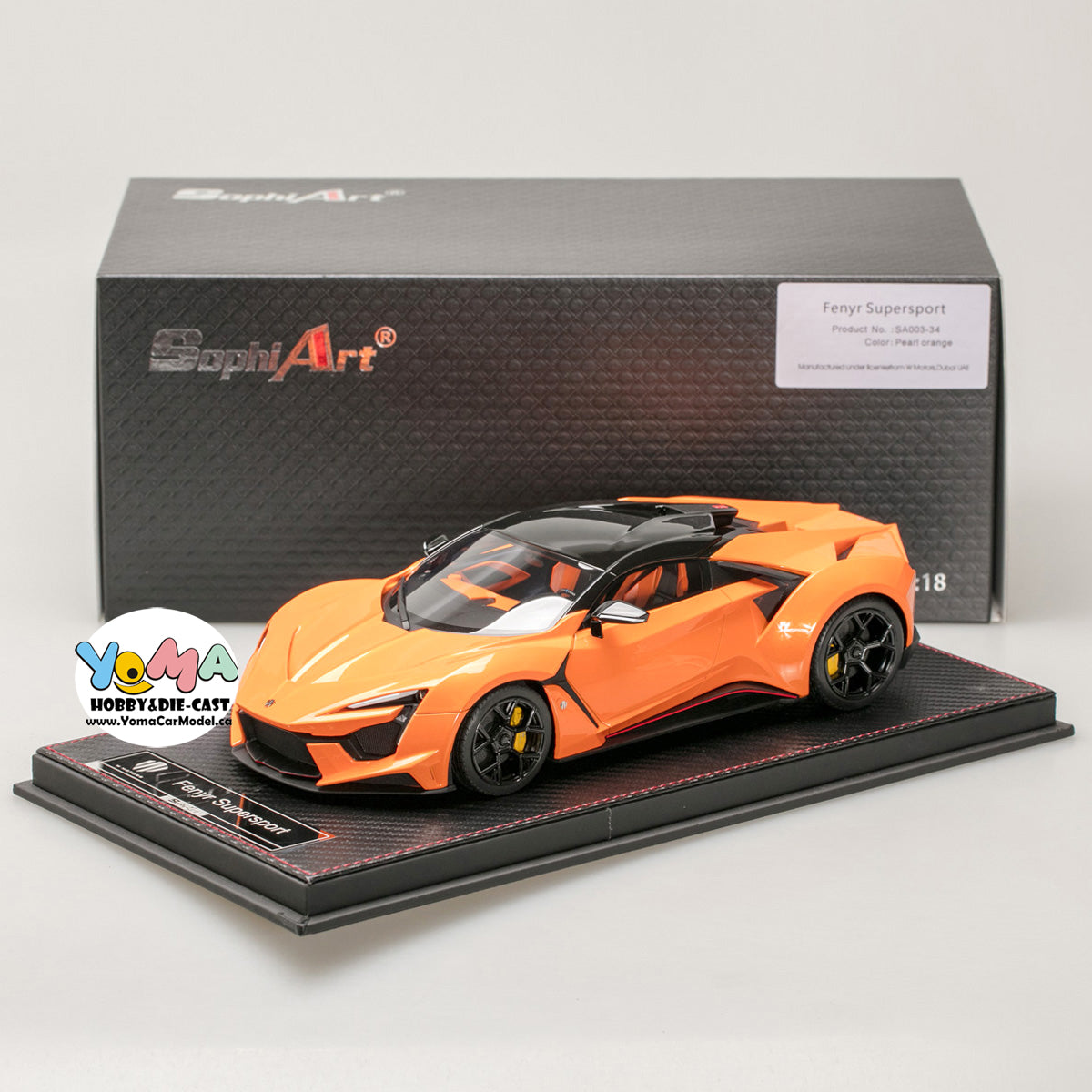 Frontiart SophiArt 1:18 W Motor Fenyr Supersport after Lykan