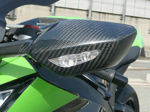 ZX-10R 11-15 純正用ミラーカバー --