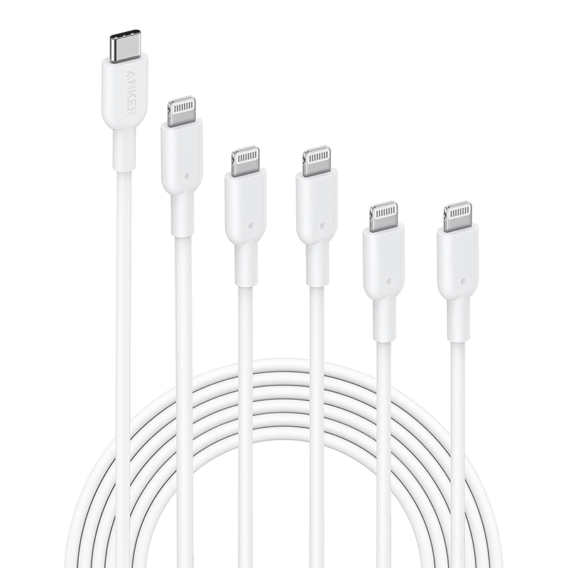 Anker PowerLine II USB-C & ライトニングケーブル (5本セット) | USB