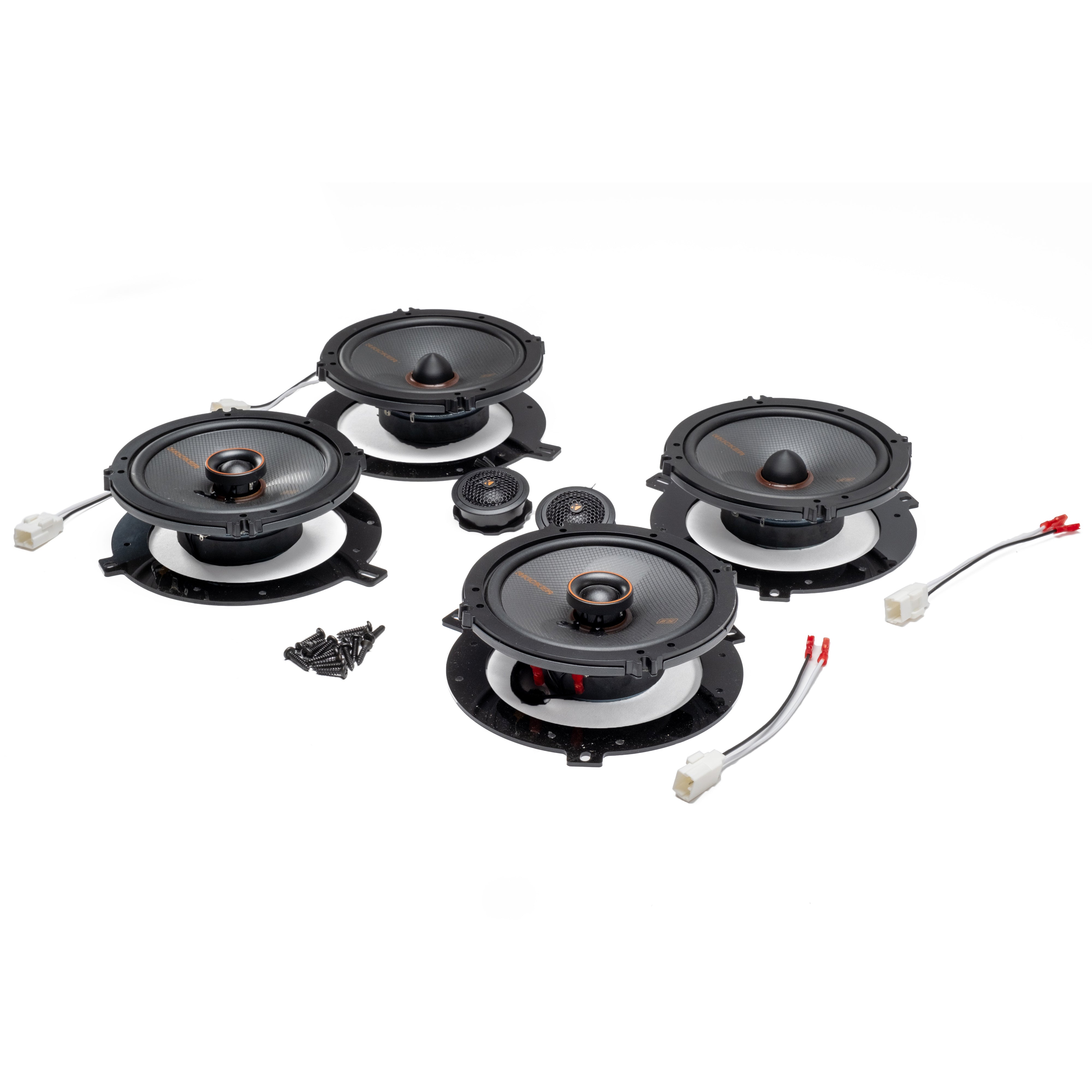 Kicker Plug & Play 6 Speaker Bundle | '07 - '14 JK Wrangler
