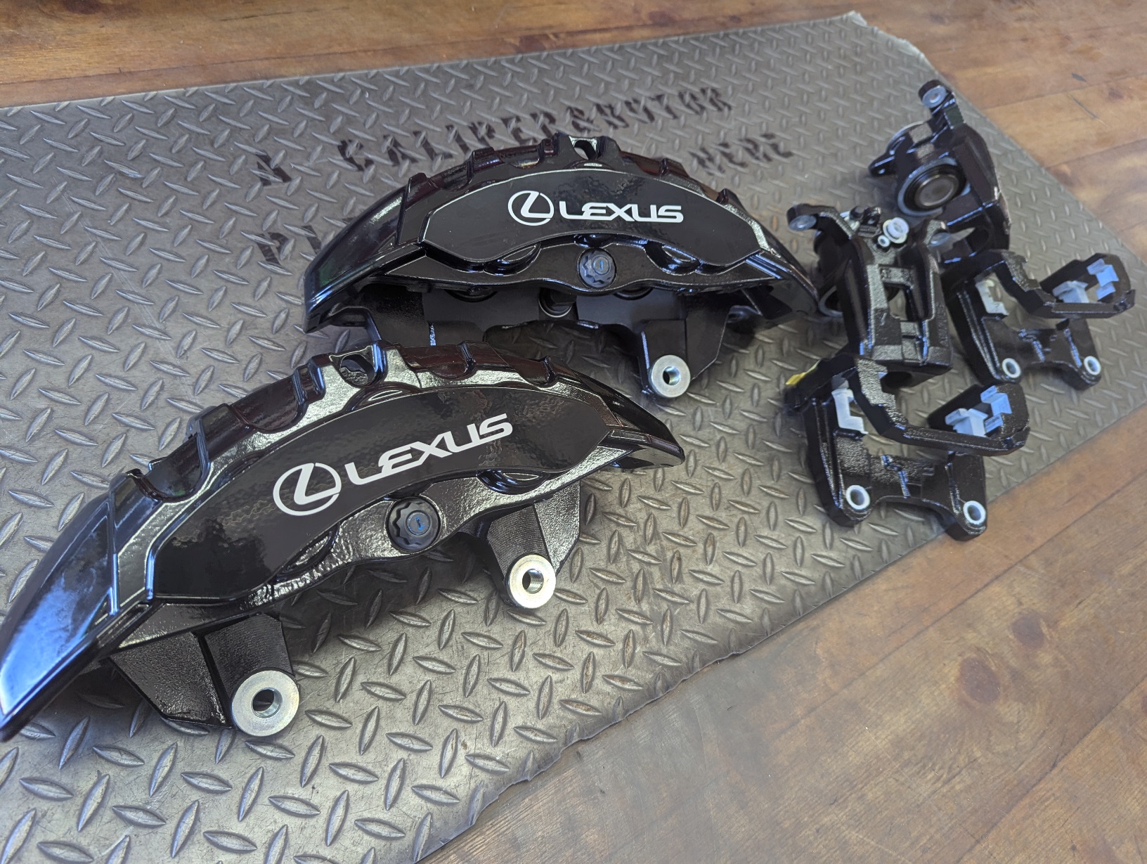 80ハリアー こだわり念願の大径化 キャリパー移植 お持ち込みで装着