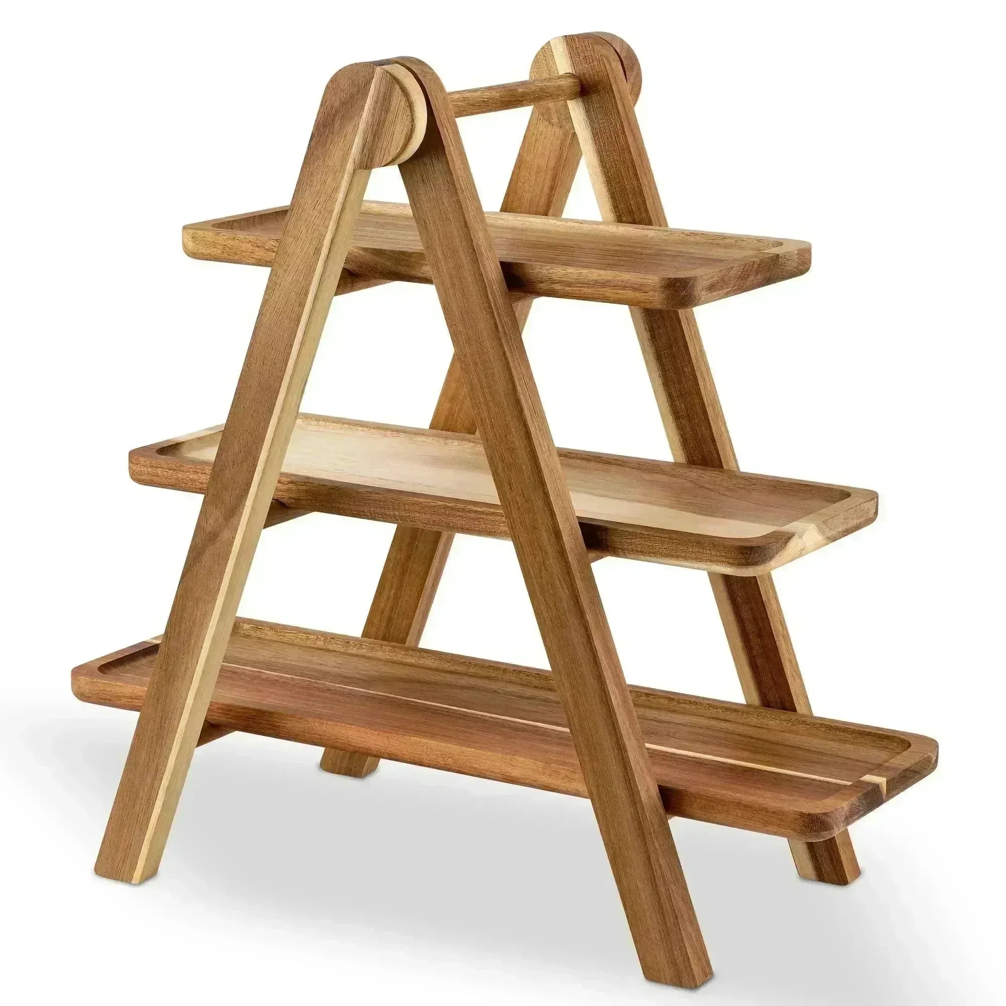 Acacia Wood 3 Tier Serving Tray – Candy Warehouse