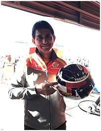 Driver Helmet - Aguri Suzuki - Larrousse F1 - F1 driver issue - 1991