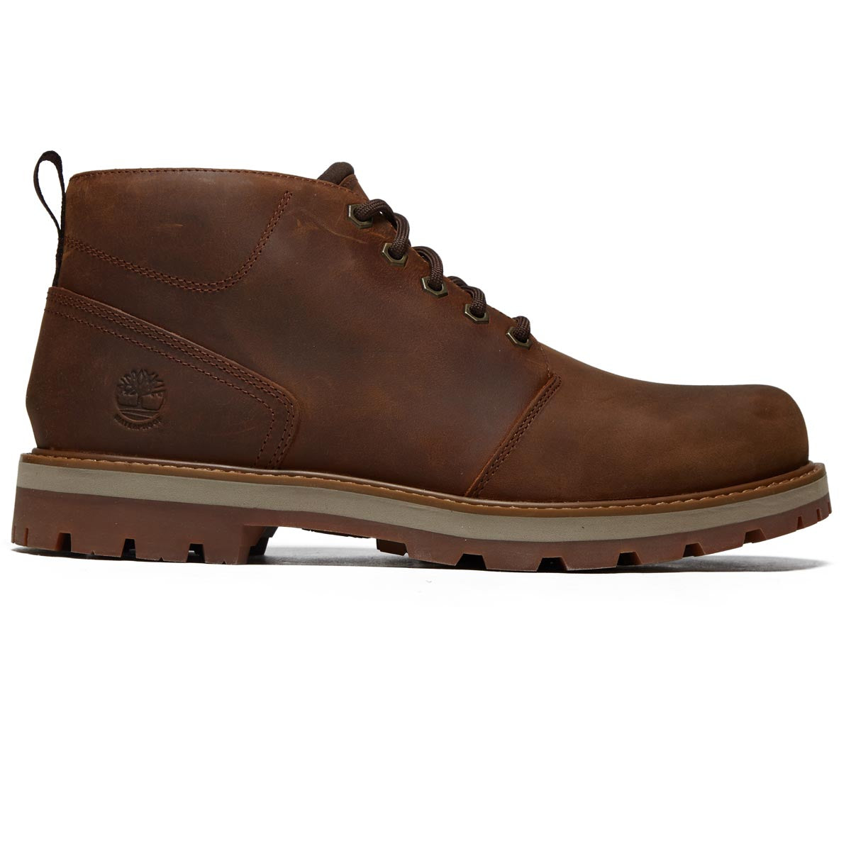 Timberland Britton Road Mid Lace Up Wp Chukka Boots - Rust Full
