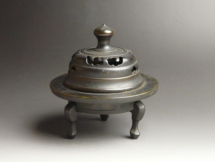 古美術 猫 - 銅製火舎香炉 | 古美術品専門サイト fufufufu.com