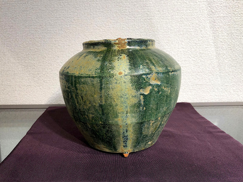 古美術 吉戸 - 漢時代 緑釉壷 | 古美術品専門サイト fufufufu.com