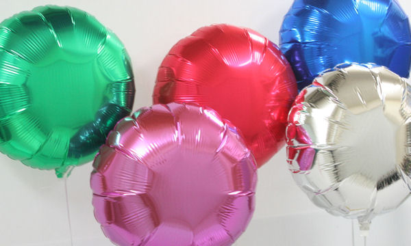アルミ風船】40㎝丸型/安価で、経済的！｜風船専門ドットコムの通販