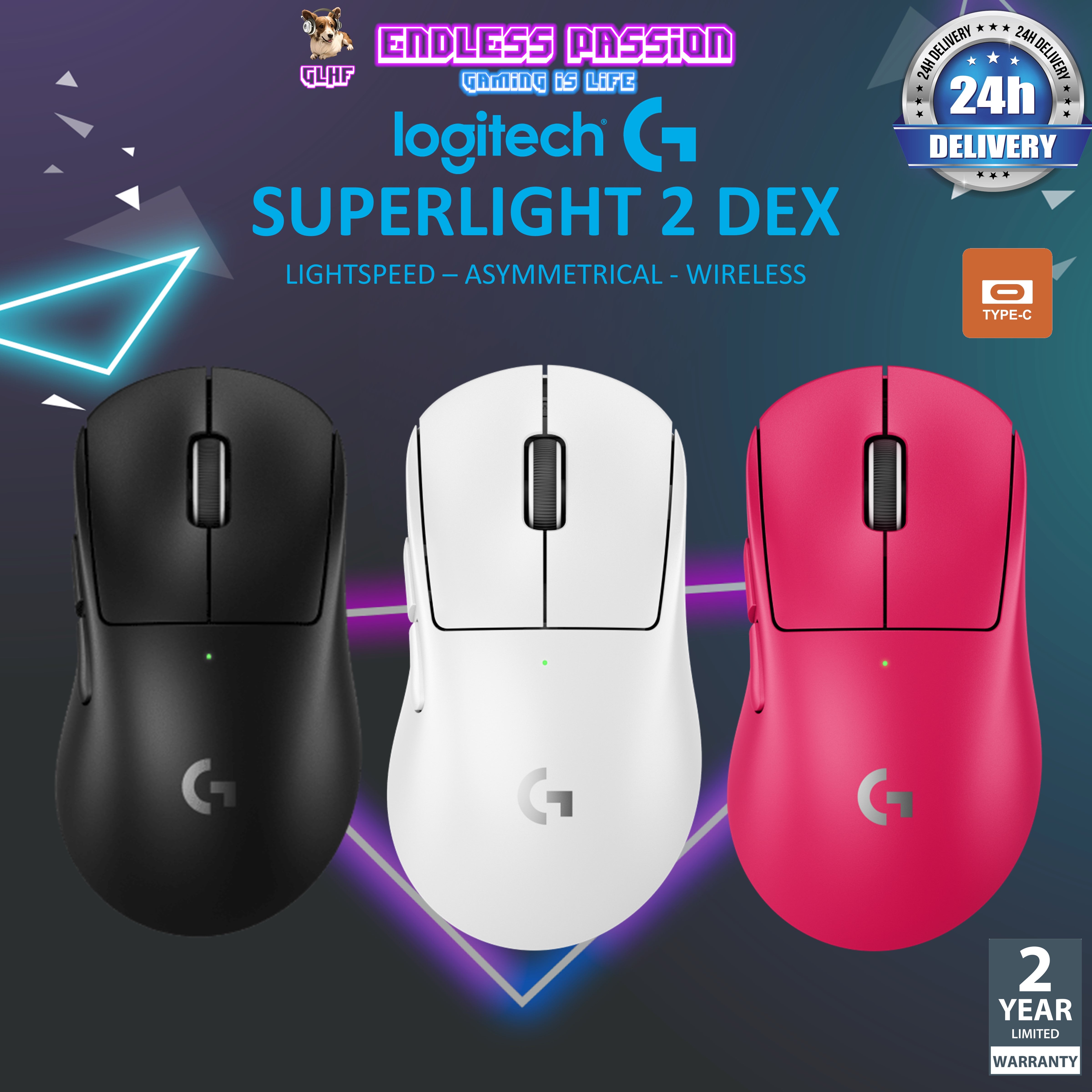 Logitech G Pro X Superlight 2 DEX Wireless Gaming Mouse – Endless
