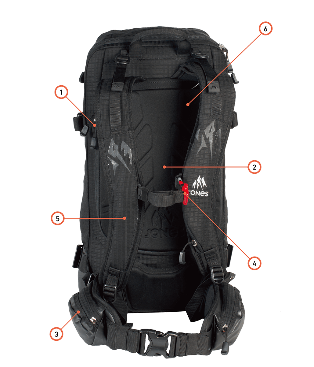 DSCNT 25L - Bags 23/24 | Jones Snowboards 公式