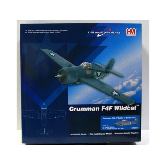 ホビーマスター】1/48 グラマン F4F-4 ワイルドキャット 