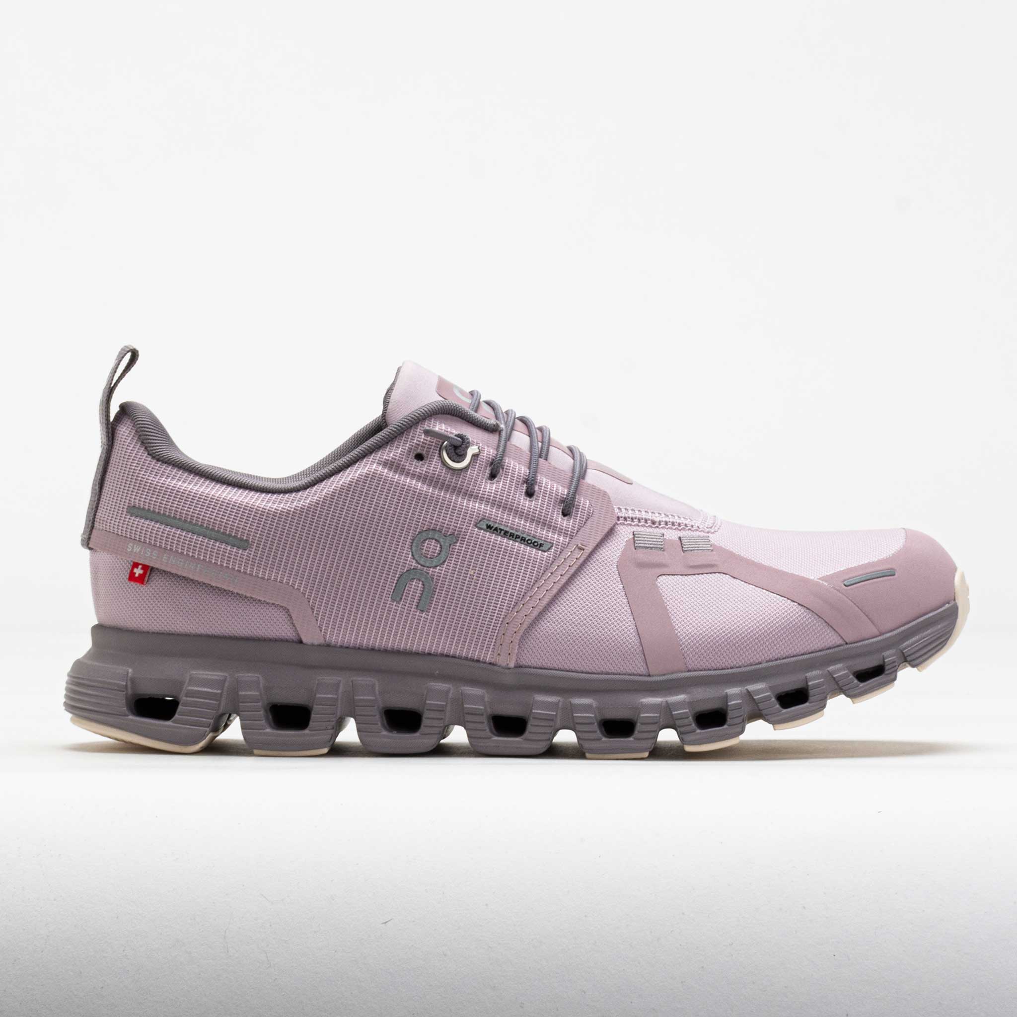 On Cloud 6 Waterproof Women's Mauve/Zinc – Holabird Sports