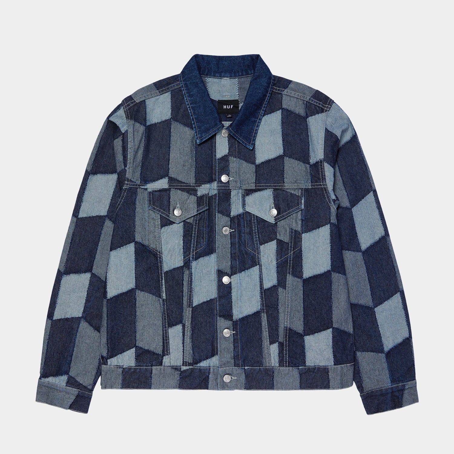 PATCHWORK DENIM JACKET｜JACKETS（ジャケット）｜【公式通販 HUF】｜ハフ