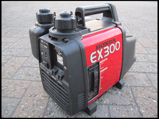 ホンダ EX300 小型ポーダブル発電機 60Hz 外部タンク付 | 中古品・不