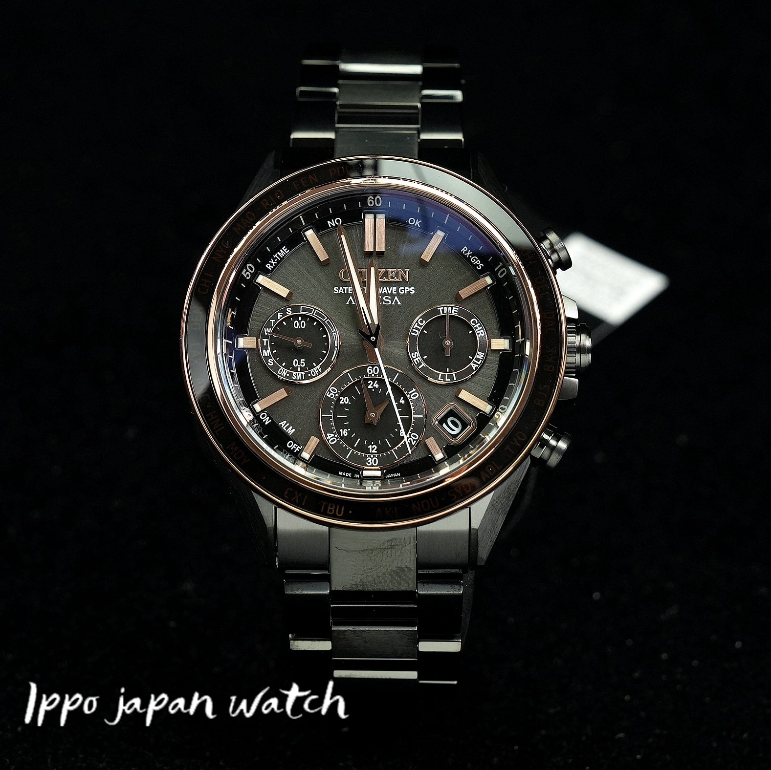 Citizen Men's Watch ATTESA ACT Line Black Titanium Series Solar