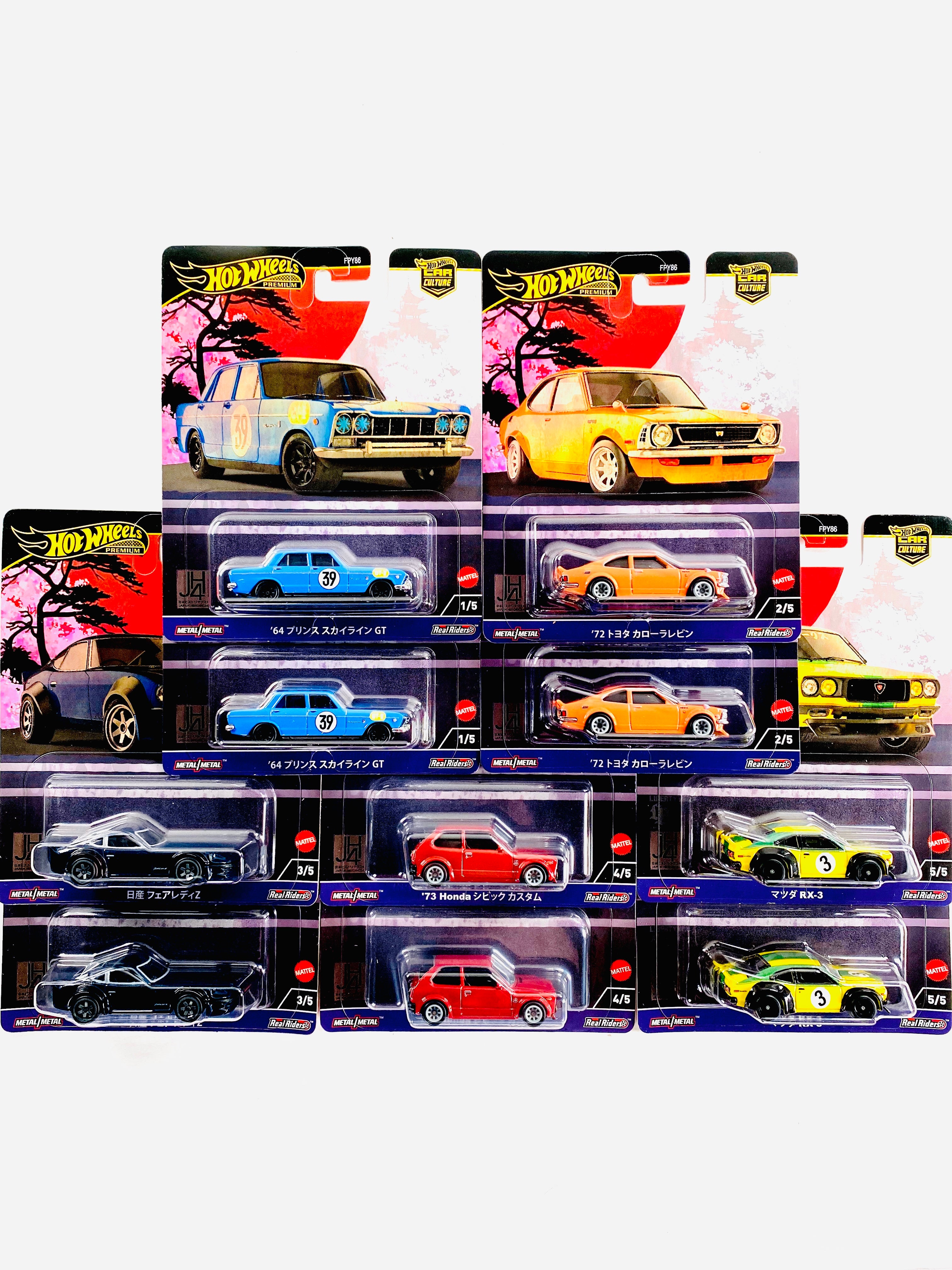 Hot Wheels 2024 Car Culture Japan Historic 4 Factory Sealed Case B