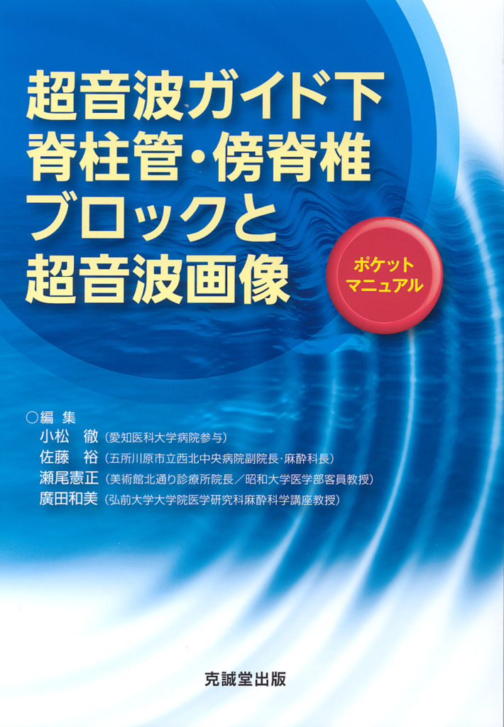 超音波ガイド下脊柱管・傍脊椎ブロックと超音波画像 ポケット