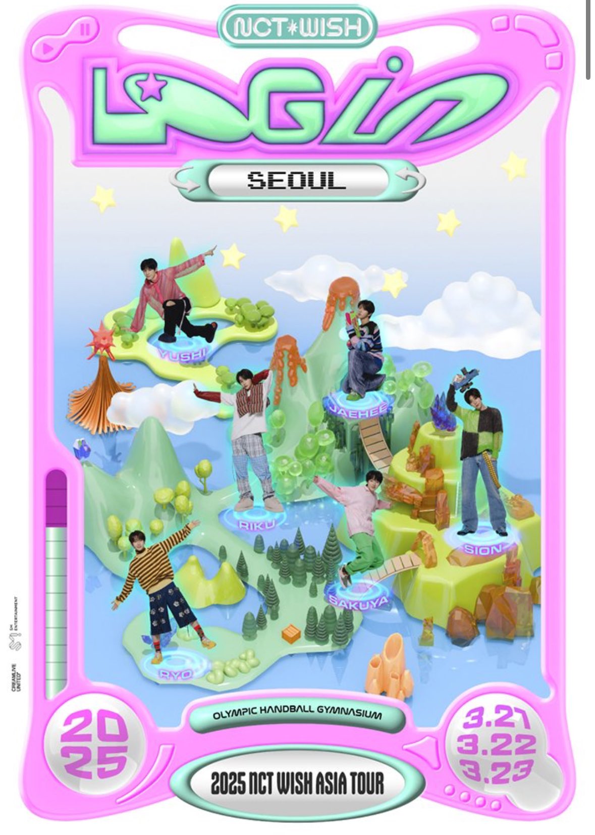 NCT WISH韓国ソウルコンサート2025-2025年3月21~23日韓国オリンピック