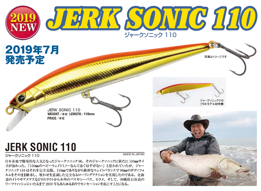 WATER LAND JERK SONIC ウォーターランド ジャークソニック 90 110