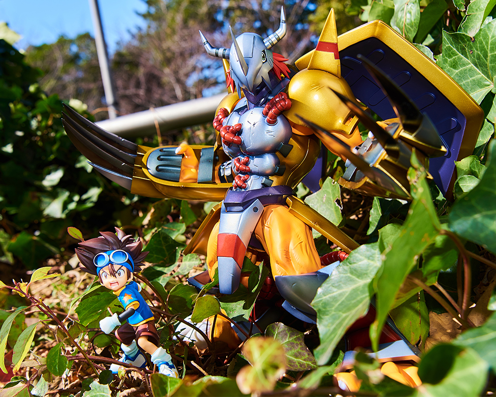 デコマスロケ】ウォーグレイモンとメタルガルルモンを連れてお台場で