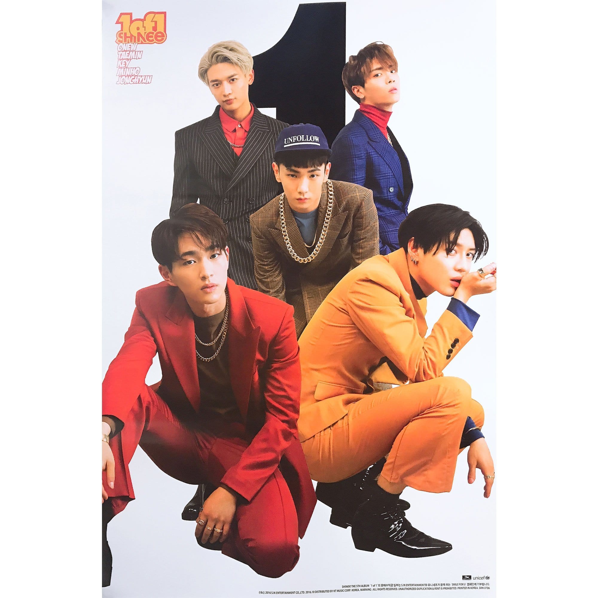 샤이니 | SHINEE | 5TH ALBUM [ 1 OF 1 ] | POSTER ONLY - Music Plaza