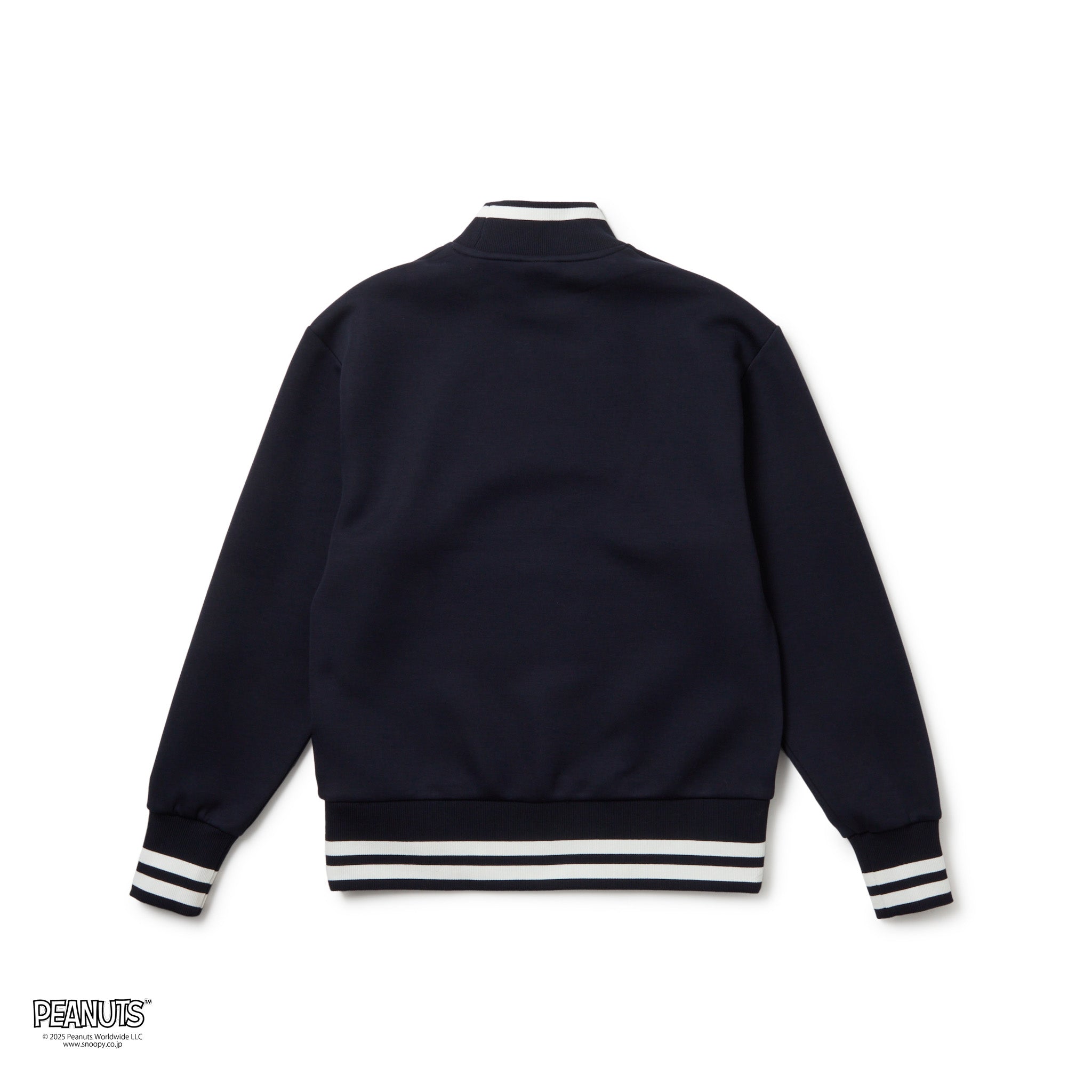 Women's テックスウェット モックネック PEANUTS ピーナッツ ネイビー