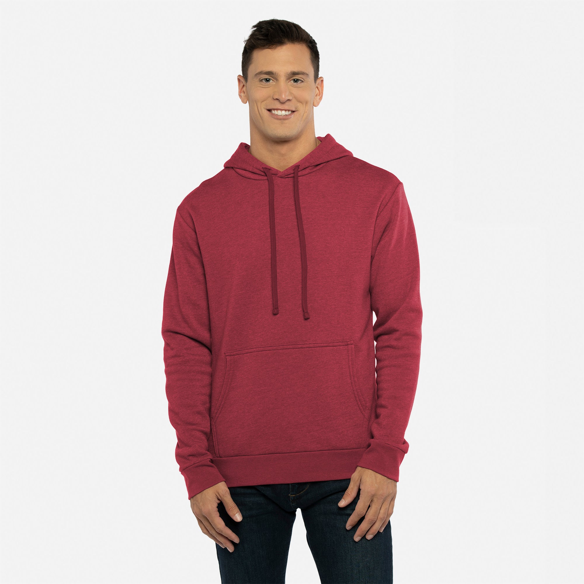 9302 Malibu Hoodie - Cardinal | Next Level Apparel