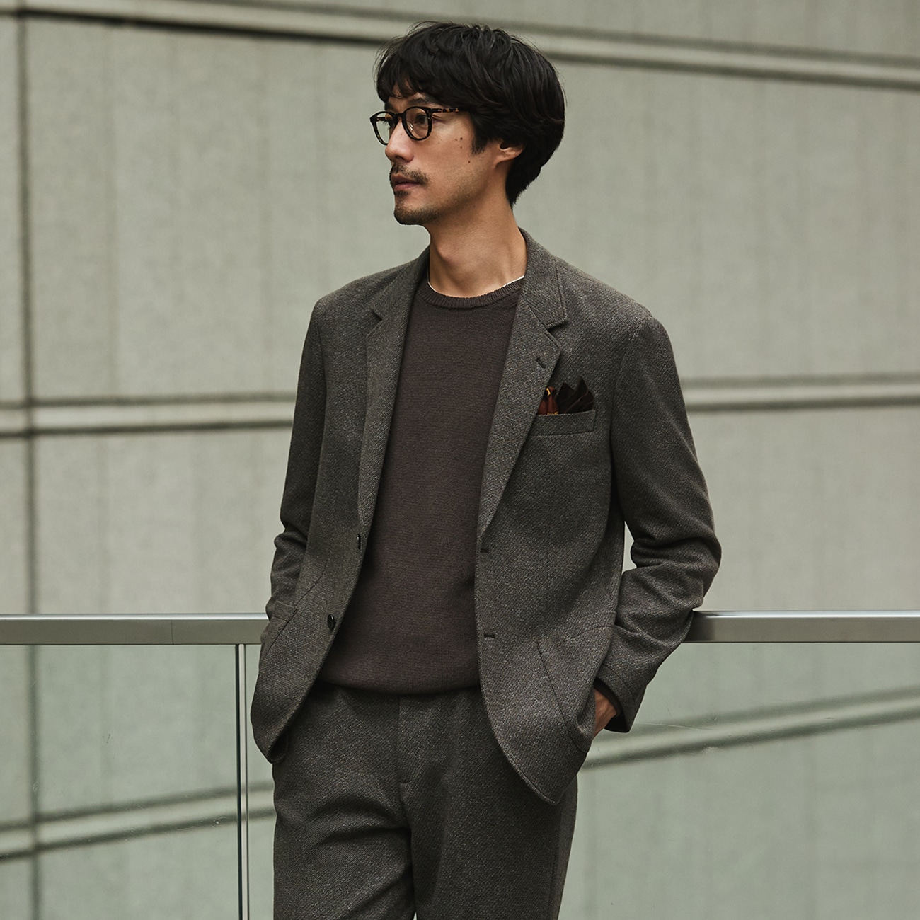 THE THIRD SUITS ジャケット 尾州 カルゼ|O45_5FF5R29 - ORIHICA 公式通販